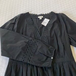 NWT j Crew eyelet tiered maxi dress size medium